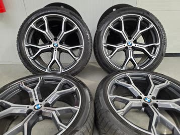 BMW X5 X6 G05 G06 741M 21 inch velgen winterbanden breedset, 275 mm, Banden en Velgen, Nieuw, Personenwagen