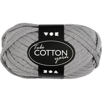 Textielgaren, L: 45 M, grijs, 100 gr/ 1 bol, Nieuw