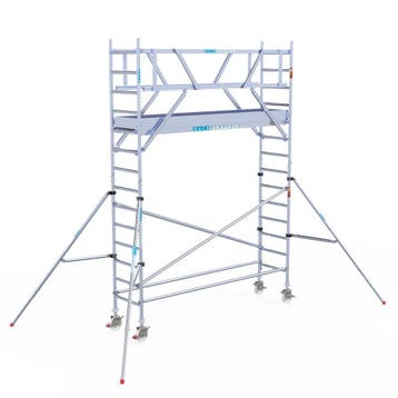 Rolsteiger Professional 75x305 5,2m werkhoogte vrijstaand, Doe-het-zelf en Verbouw, Verzenden, Nieuw, Rolsteiger of Kamersteiger