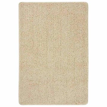 vidaXL Vloerkleed shaggy anti-slip 140x200 cm crèmekleurig, Verzenden, Nieuw, Crème