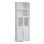 2dekans | Coast Badkamerkast - MDF met glas - 60 x 30 x 163, Zakelijke goederen, Horeca | Meubilair en Inrichting, Ophalen of Verzenden