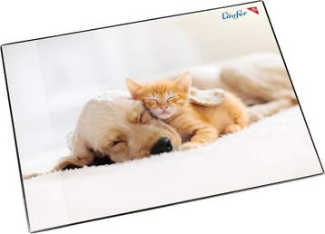 Bureau Mat Hond & Kat - 53x40cm | 31% Korting - B-keuze, Ophalen of Verzenden, Zo goed als nieuw, Viking Choice