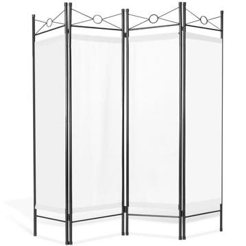 Kamerscherm 180x160x2,5cm - wit, Verzenden, Nieuw