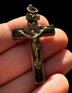 Mysterieuze gotische Victoriaanse kruis-pectorale, antiek,, Antiek en Kunst, Curiosa en Brocante