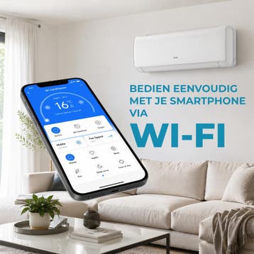 Aircos met Wi-Fi  |  Vanaf €399,-  |  Snel geleverd, Verzenden, Nieuw, 3 snelheden of meer, 100 m³ of groter