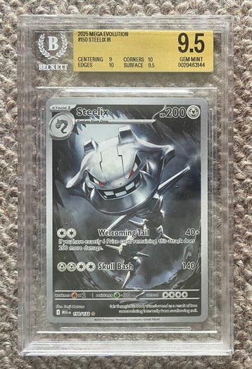 Pokémon - 1 Graded card - STEELIX IR - Mega Evolution #150 -, Nieuw