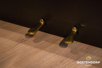 Ibach 112 B messing piano, Muziek en Instrumenten, Piano's, Zo goed als nieuw, Zwart, Piano