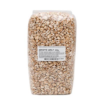 Molen de Hoop Gepofte Spelt 200g, Verzenden, Nieuw