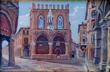 Ildebrando Pini (1934-2018) - Palazzo della Mercanzia,