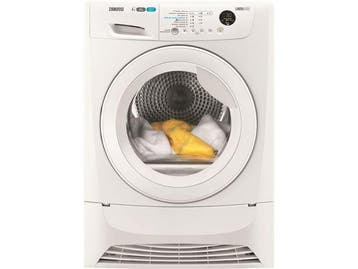 Zanussi ZDH8333W - Warmtepompdroger - 8 kg - Zelfreinigende, Ophalen of Verzenden, Zo goed als nieuw, Voorlader, 85 tot 90 cm