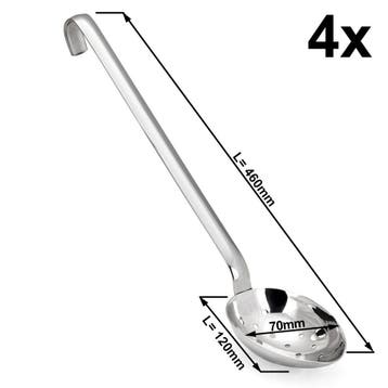 GGM Gastro | (4 stuks) Serveerlepel - Lengte: 46cm - |, Verzenden, Nieuw