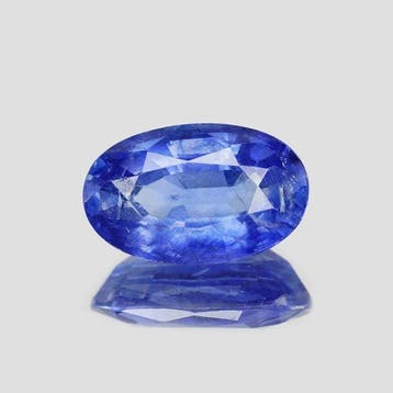 Blauw Saffier - 1.02 ct - International Gemological, Nieuw