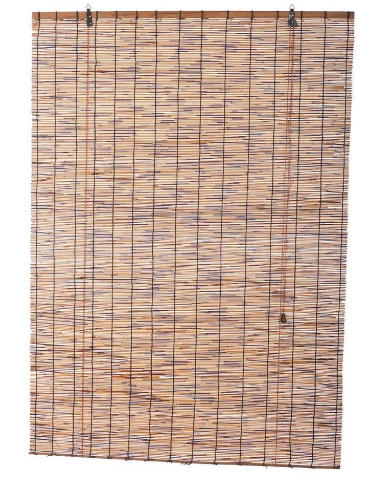 Rolgordijn donker riet 160 x 220 cm, Tuin en Terras, Schuttingen, Verzenden