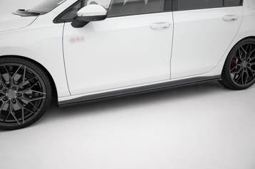 Side Skirts Diffuser voor VW Golf 8 GTI / GTD / GTE / R line, Ophalen of Verzenden