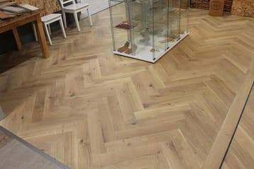 Corkwood Visgraat Parket Hout met kurk Visgraat, Ophalen of Verzenden, Nieuw