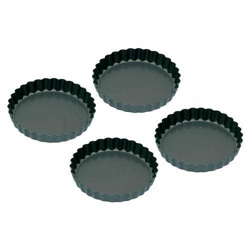 Kitchen Craft Gebaksvormen Rond Ø10cm set/4, Hobby en Vrije tijd, Taarten en Cupcakes maken, Nieuw, Verzenden