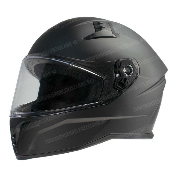 Helm Vito Integraalhelm Marelli mat zwart, Fietsen en Brommers, Brommerhelmen, Nieuw, Ophalen of Verzenden