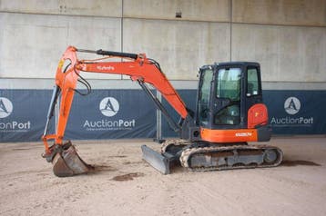 Veiling: Rupsgraafmachine Kubota KX165-5 Diesel 35.5kW 2016, Ophalen, Graafmachine