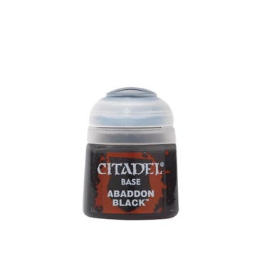 Warhammer Colour: Base Paint | Abaddon Black (12ml), Hobby en Vrije tijd, Verzenden, Nieuw
