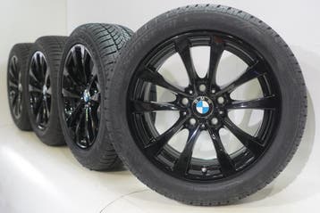 BMW 3 4 serie F30 F31 F32 F33 F36 395 17 inch velgen Dunlop, Gebruikt, Velg(en), 17 inch, Winterbanden