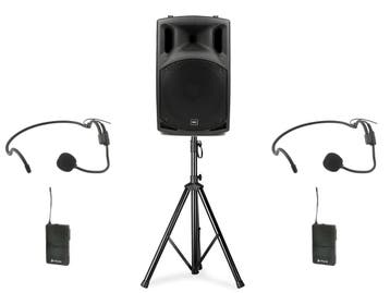 Qtx QX12PA PLUS Headset Bundel Mobiele Bluetooth Luidspreker, Verzenden, Nieuw, Overige typen, Overige merken