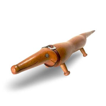 Ambachtelijke Houtdraaierij - Figuursnijwerk, Vintage houten