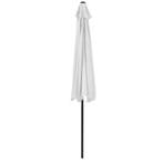 Parasol halfrond voor balkons of terrassen 300x150x230 wit, Tuin en Terras, Verzenden, Nieuw