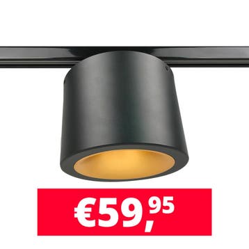 LED Railverlichting Horeca CAN 2200K Black, Huis en Inrichting, Lampen | Spots, Nieuw