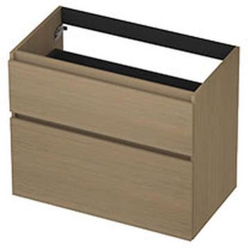 INK - Onderkast 2 Laden Greeploos met Houten Keerlijst, Ophalen of Verzenden, Nieuw