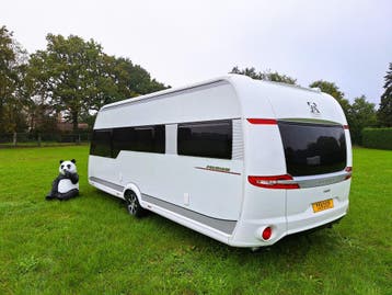 Hobby 560 UL Premium MOVER + LUIFEL + FIETSENDRAGER, Rondzit, Hobby, 2 aparte bedden, Tot en met 4