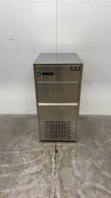 RVS HCB Ijsblokjesmachine 50 kg p/dag 15 kg bunkerinhoud 40, Ophalen of Verzenden, Gebruikt