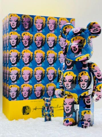 Medicom toy - BE@RBRICK 400% & 100% Andy Warhol Twenty-Five