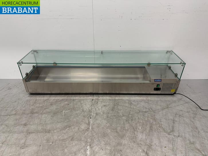 RVS Polar GD877-E Saladiere Opzet Koelvitrine 180 cm 230V, Zakelijke goederen, Horeca | Keukenapparatuur, Nieuw in verpakking