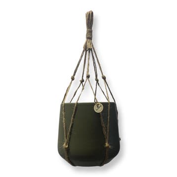 Plantenhanger Zonder Kwast - Jute - Macramé - Handgemaakt, Ophalen of Verzenden, Nieuw