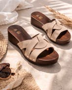 Woody slippers beige, Kleding | Dames, Schoenen, Ophalen of Verzenden, Nieuw, Beige, Slippers