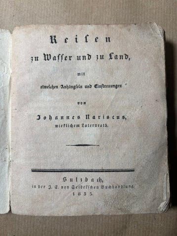 Johannes Nariscus [Johann Nepomuk Hortig] - Reisen zu Wasser