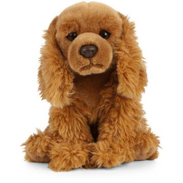 Living Nature - Cocker Spaniel knuffel - pluche - bruin, Verzenden, Nieuw