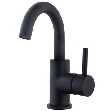 Saniflex Black series opbouw wastafelkraan zwart draaibare u, Verzenden, Nieuw