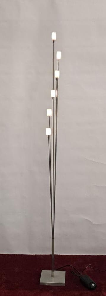 Harco Loor vloerlamp kubus 219 Refurbished, Ophalen, Overige materialen, 100 tot 150 cm, Zo goed als nieuw