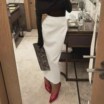 Stijlvolle Witte Maxi Rok met Hoge Taille - Recht Model voor, Kleding | Dames, Verzenden, Nieuw