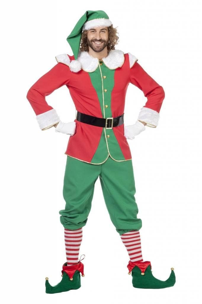 Elfen pak mannen carnaval, Kleding | Heren, Carnavalskleding en Feestkleding, Nieuw, Ophalen of Verzenden
