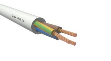 Vinyl Powerkabel 3G2.5mm² ECA Klasse Zwart 100M - D09471, Verzenden, Nieuw, Overige typen