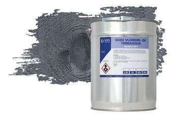 Wixx Vlonder en Terrasolie UV+ Antraciet 2.5L, Minder dan 5 liter, Verzenden, Nieuw, Verf