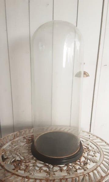 Stolp - Glas, Hout - 1920-1930 - 68cm, Antiek en Kunst, Antiek | Boeken en Bijbels
