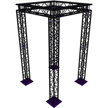 Altura FA34-CAR-2.5x2.5x4-BK carré vierkant-truss 2.5 x 2.5, Verzenden, Nieuw
