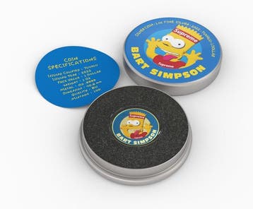Tuvalu. 1 Dollar 2022 Bart Simpson 1 Oz, (.999)