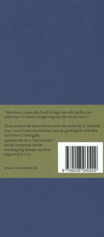 Die van die van u 9789028260429 Annie M.G. Schmidt, Boeken, Verzenden, Zo goed als nieuw, Annie M.G. Schmidt
