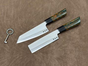 Keukenmes - Bunka & Nakiri - Premium Japanse messen - Set
