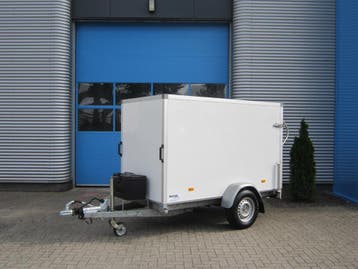 Hapert Sapphire L1 gesloten aanhanger | klep, Ophalen, Zo goed als nieuw