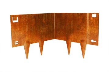 Cortenstaal Borderrand Binnenhoek voor Borderrand 24 cm Hoog, Verzenden, Nieuw